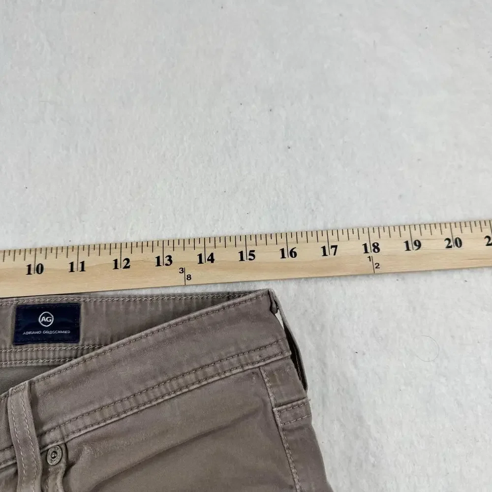 AG Adriano Goldschmied Jeans Mens Size 32x34 Brown The Graduate Tailored Leg